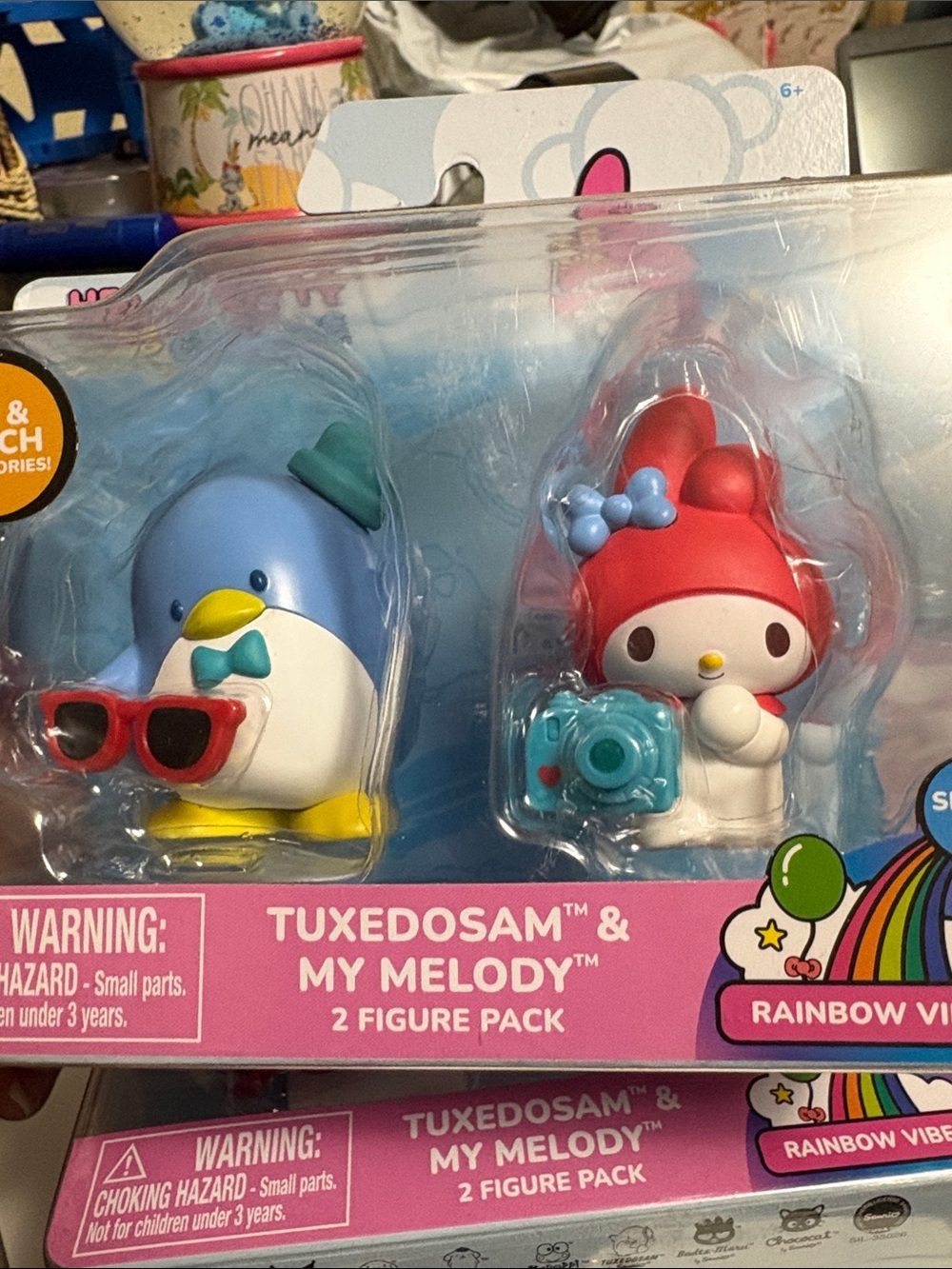 Sanrio Tuxedosam & My Melody 2-Figure Pack - Blue, Red